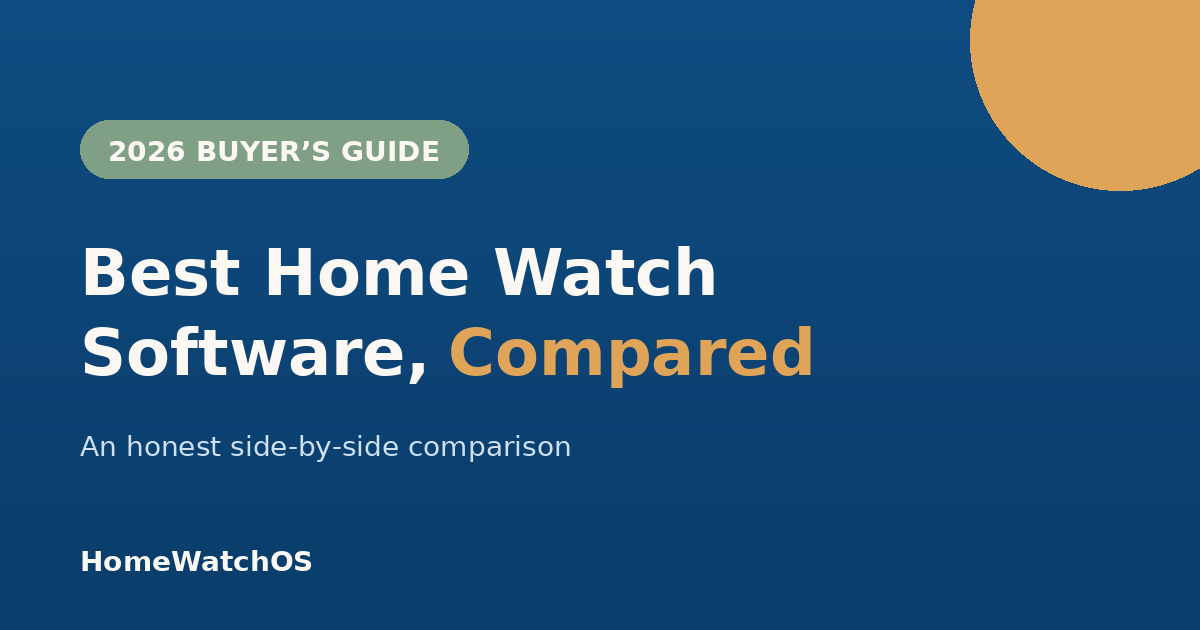 Best home watch software in 2026: an honest comparison