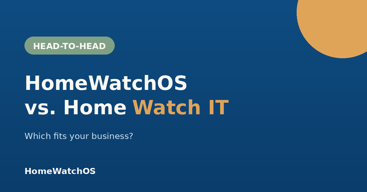 HomeWatchOS vs. Home Watch IT